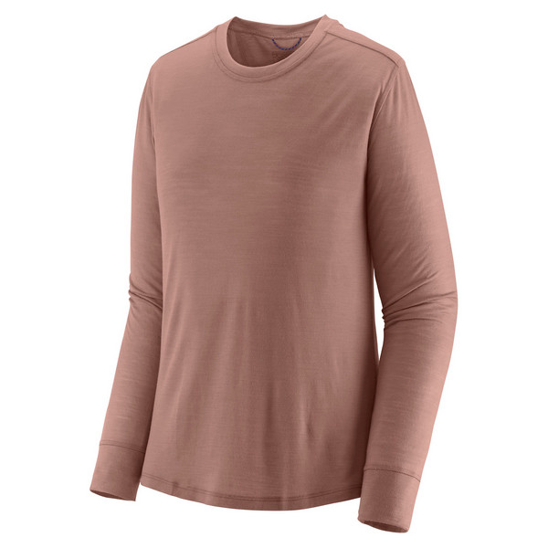 W'S L/S CAP COOL MERINO BLEND SHIRT Damen - Funktionsshirt-MOONRISE TAUPE