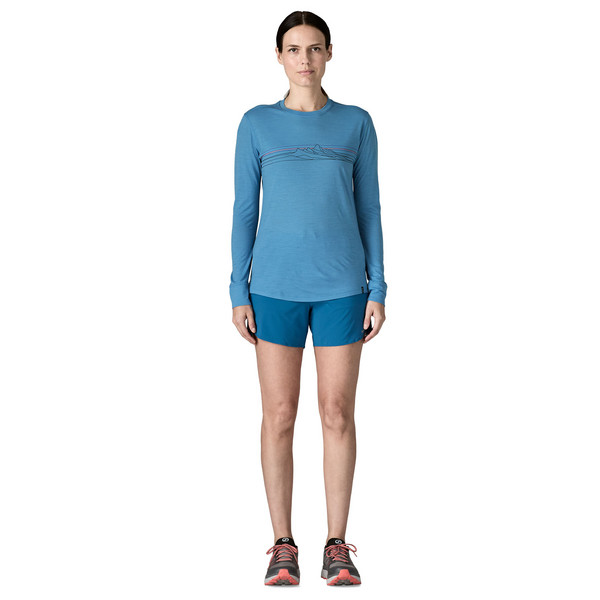 Patagonia W'S L/S CAP COOL MERINO BLEND GRAPHIC SHIRT Damen - Funktionsshirt Ansicht 4