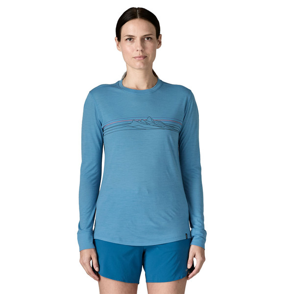 Patagonia W'S L/S CAP COOL MERINO BLEND GRAPHIC SHIRT Damen - Funktionsshirt Ansicht 2