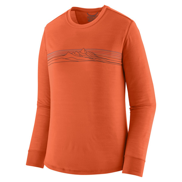 Patagonia W'S L/S CAP COOL MERINO BLEND GRAPHIC SHIRT Damen - Funktionsshirt