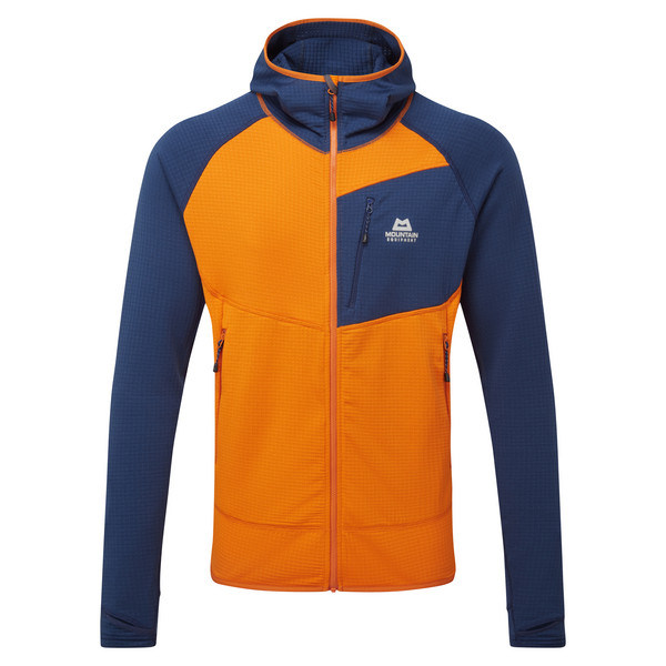 ECLIPSE HOODED MENS JACKET Herren - Fleecejacke-RUST/MEDIEVAL