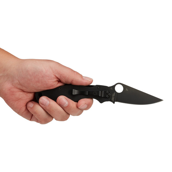 Spyderco PARA-MILITARY 2 BLACK G10 PLAIN - Klappmesser Ansicht 6