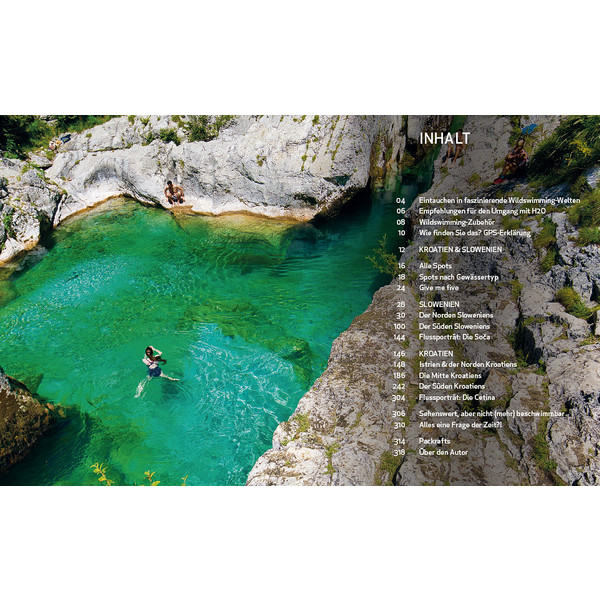 WILD SWIMMING KROATIEN UND SLOWENIEN - Gewässerführer Ansicht 2