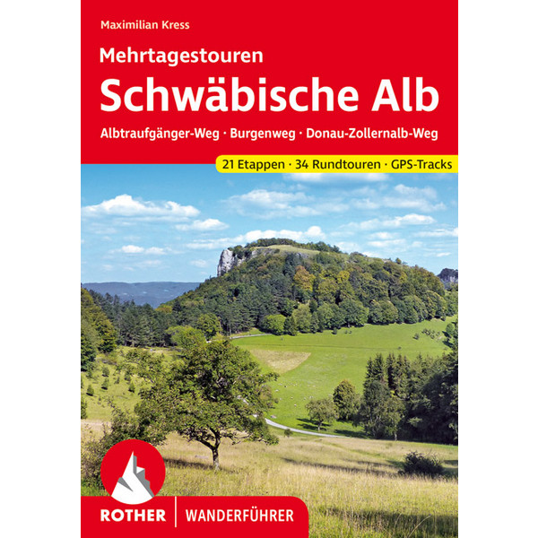 SCHWÄBISCHE ALB MEHRTAGESTOUREN - Wanderführer Ansicht 1