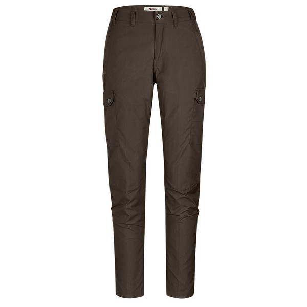 STINA TROUSERS W Damen - Trekkinghose-DARK OLIVE