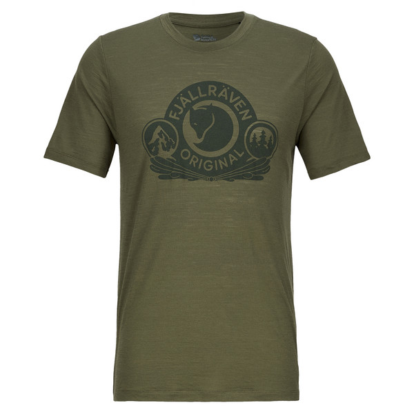 ABISKO WOOL CLASSIC SS M Herren - T-Shirt-LAUREL GREEN