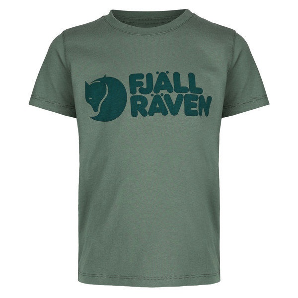 KIDS FJÄLLRÄVEN LOGO T-SHIRT Kinder - T-Shirt-PATINA GREEN