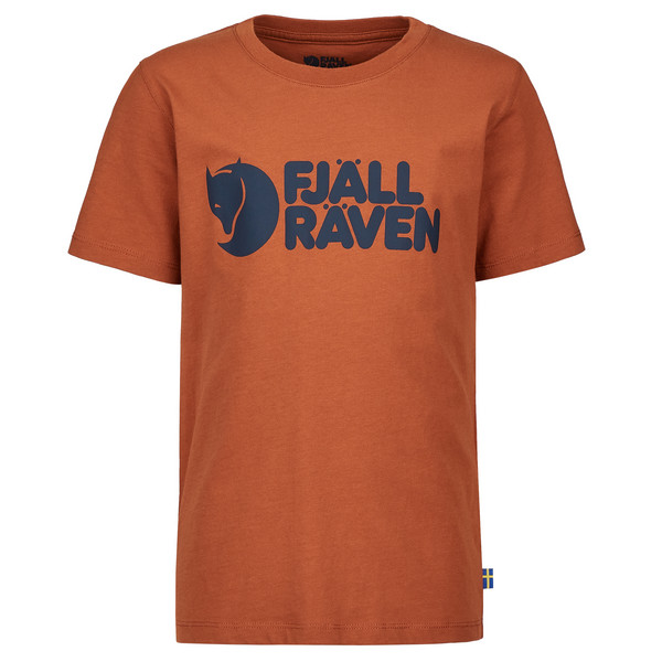 KIDS FJÄLLRÄVEN LOGO T-SHIRT Kinder - T-Shirt-TERRACOTTA BROWN