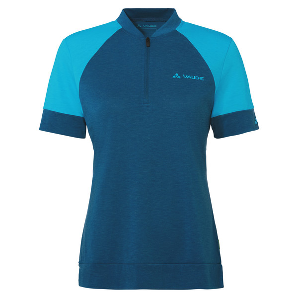ALTISSIMO Q-ZIP SHIRT Damen - Fahrradtrikot-SHORE BLUE