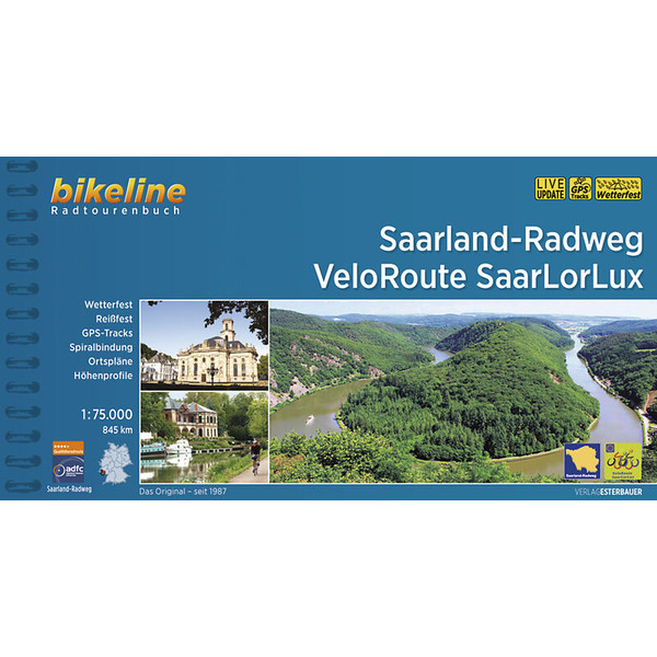 SAARLAND-RADWEG . VELOROUTE SAARLORLUX - Radwanderführer Ansicht 1