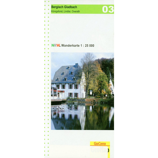 NRW WANDERKARTE 03 BERGISCH-GLADBACH, KÖNIGSFORST, LINDLAR - Wanderkarte Ansicht 1