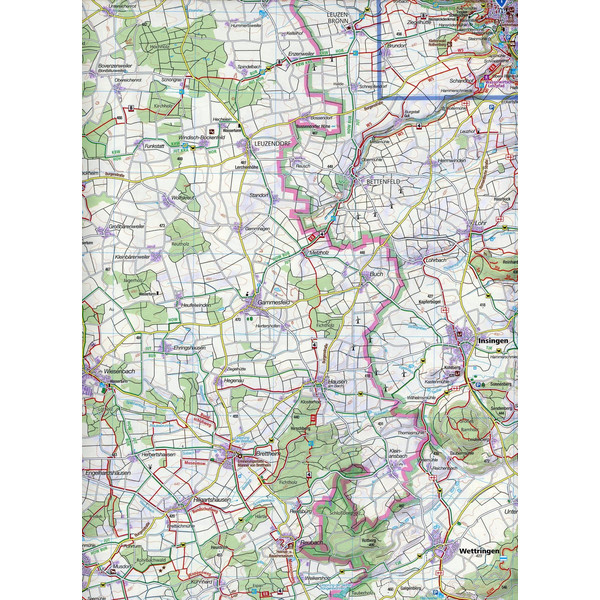 KOMPASS WANDERKARTE HOHENLOHE, ELLWANGER BERGE, CRAILSHEIM Ansicht 2