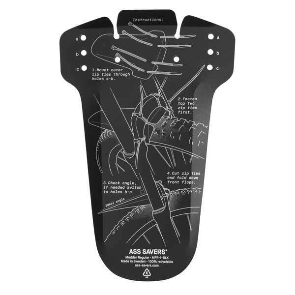 Ass Savers MFR-1 MUDDER, SPRITZSCHUTZ VR - Schutzblech Ansicht 3
