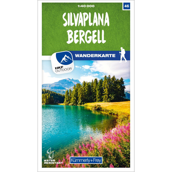 SILVAPLANA - BERGELL 46 WANDERKARTE 1:40 000 MATT LAMINIERT