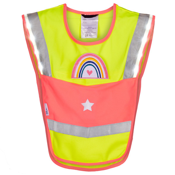 heyReflect LED HIGH VISIBILITY CAPE Kinder - Weste Ansicht 4