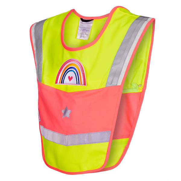 heyReflect LED HIGH VISIBILITY CAPE Kinder - Weste Ansicht 3