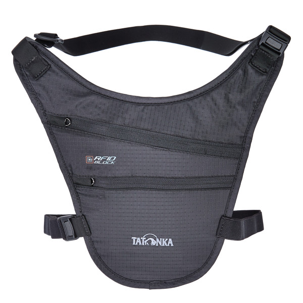 SKIN CHEST HOLSTER RFID BLOCK - Wertsachenaufbewahrung-BLACK