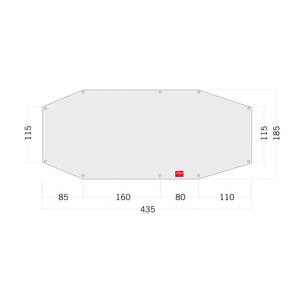 Tatonka FLOOR SHEET PE ALASKA 3 - Zeltplane Ansicht 3