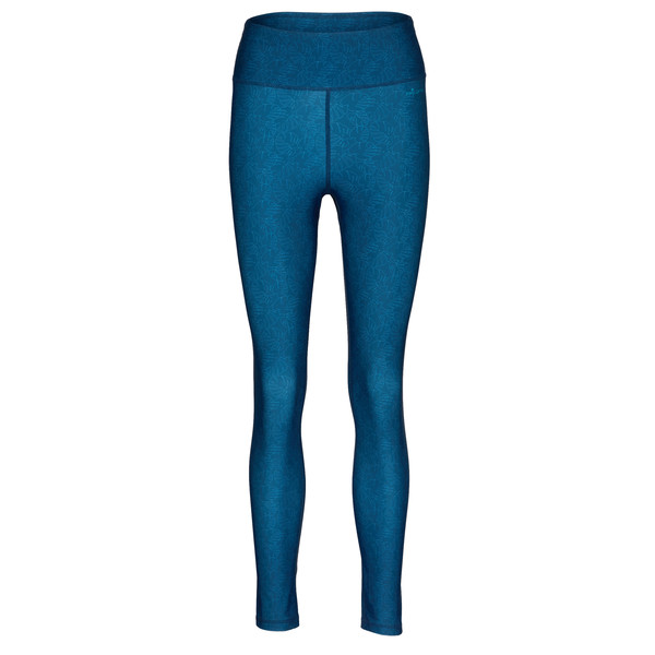VAGUR TIGHTS Damen - Leggings-DARK SAPPHIRE LEAVES