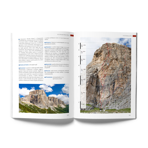 DOLOMITEN MEHRSEILLÄNGEN - Kletterführer Ansicht 6