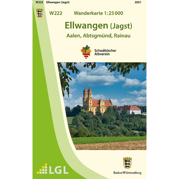 W222 WANDERKARTE 1:25 000 ELLWANGEN (JAGST) Ansicht 1