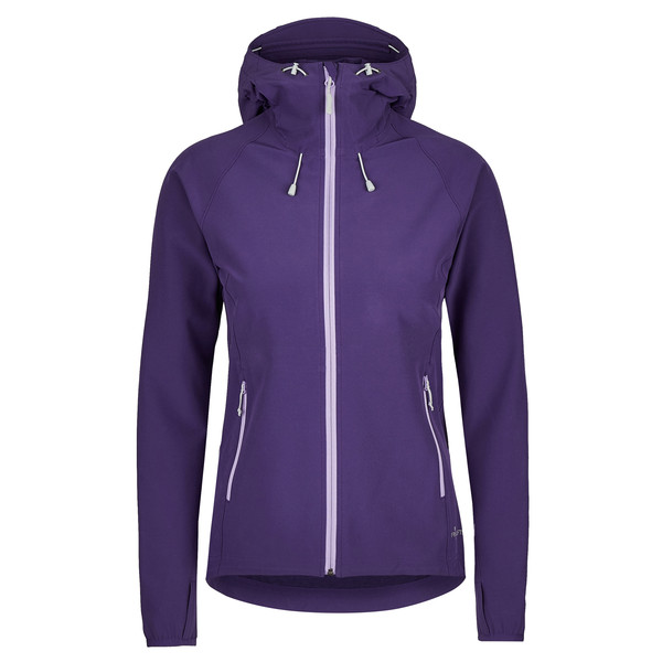 ENNSKRAXN HOODED SOFTSHELL JACKET Damen - Softshelljacke-MULBERRY PURPLE
