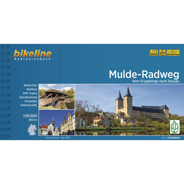 MULDE-RADWEG 1 : 50.000 - Radwanderführer Ansicht 1