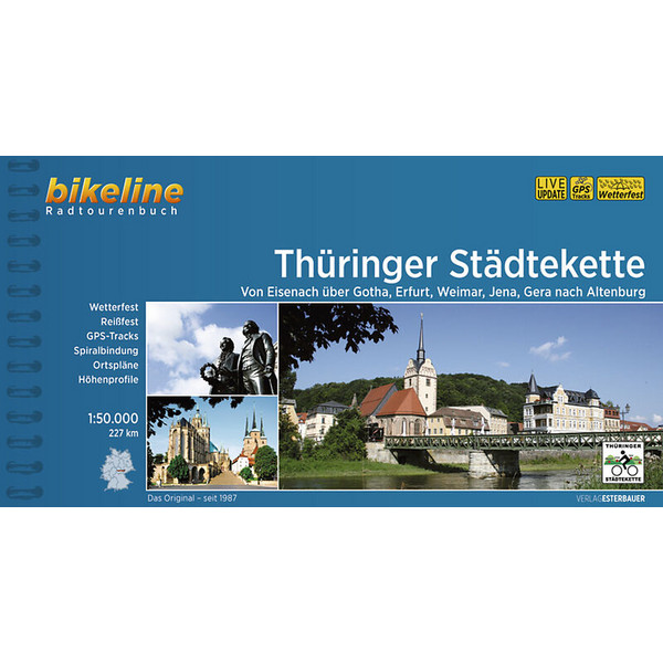 THÜRINGER STÄDTEKETTE - Radwanderführer Ansicht 1