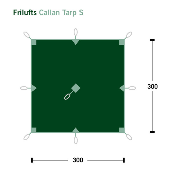 Frilufts CALLAN TARP - Tarp Ansicht 2
