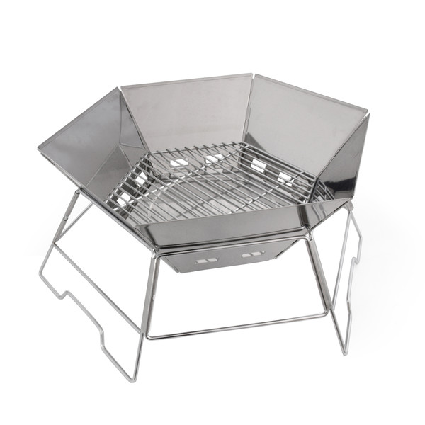 Origin Outdoors GRILL- UND FEUERSCHALE HEXAGON - Grill Ansicht 2