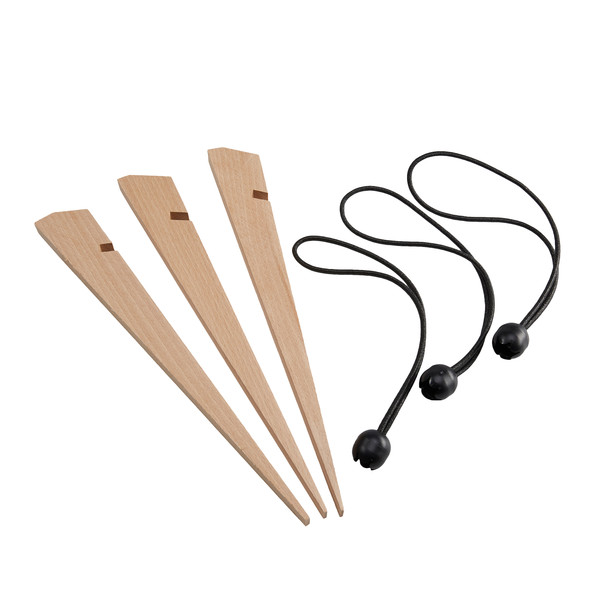 Bent HOLZHERING, 35 CM (3 STK) - Zeltheringe Ansicht 1