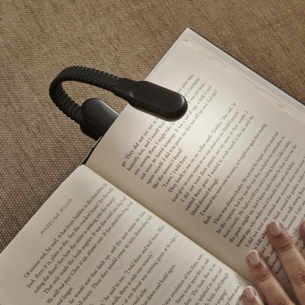 Kikkerland RECHARGEABLE CLIP BOOK LIGHT BLACK Ansicht 1