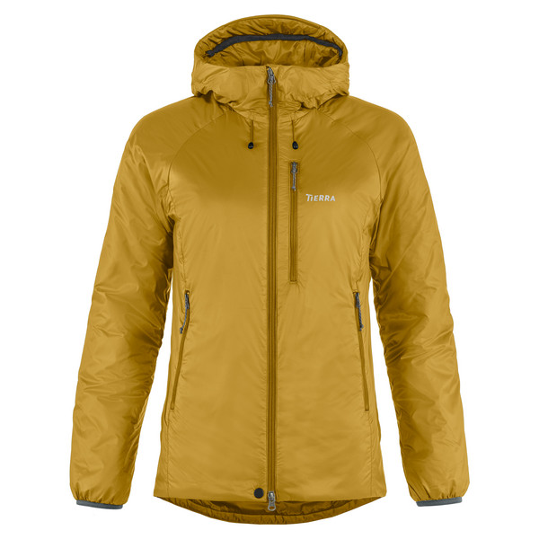 BELAY 120 HOOD JACKET W Damen - Isolationsjacke-LICHEN YELLOW