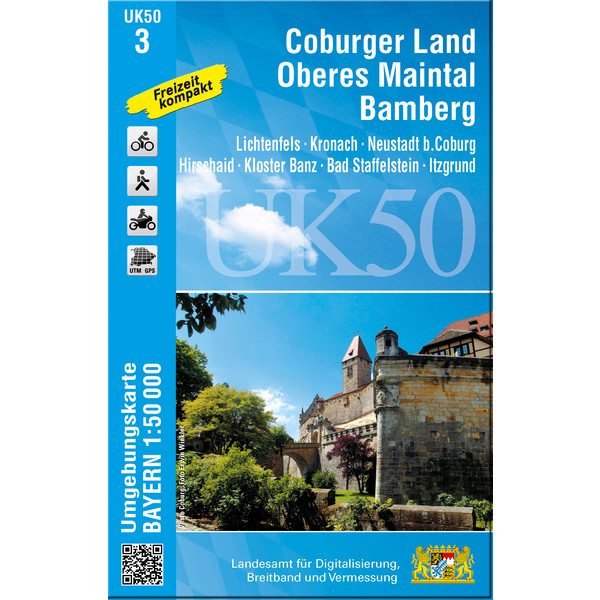 LAND, OBERES MAINTAL, BAMBERG 1 : 50 000 (UK50-3)