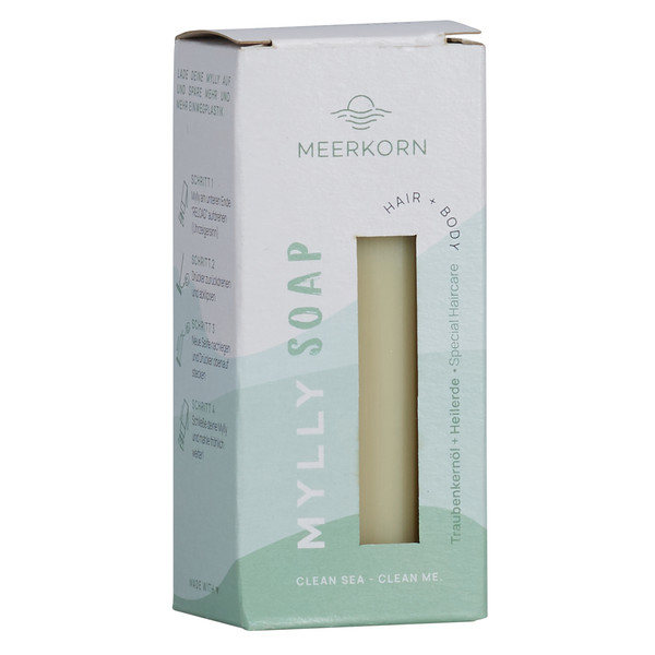 MYLLY SOAP - Outdoor Seife-TRAUBENKERNÖL + HEILERDE (GREE