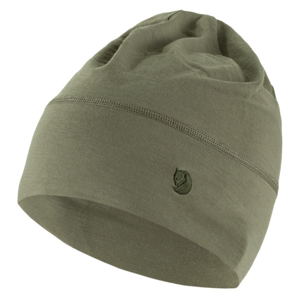 ABISKO LITE WOOL BEANIE Unisex - Mütze-LIGHT OLIVE
