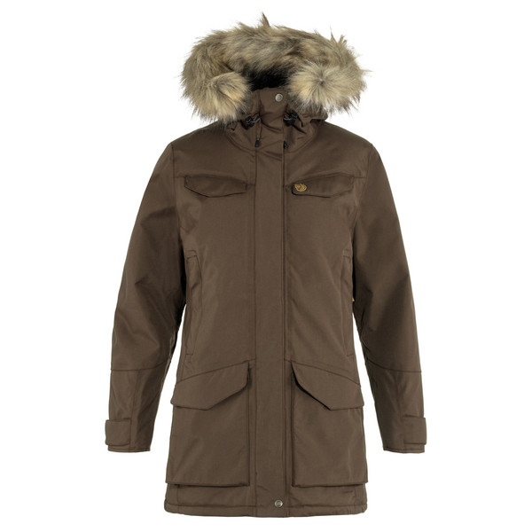 NUUK PARKA W Damen - Winterjacke-DARK OAK