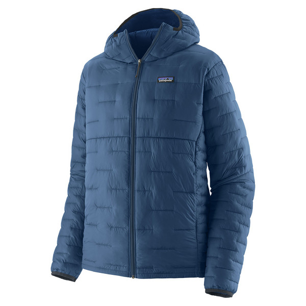 M'S MICRO PUFF HOODY Herren - Isolationsjacke-CLEMENT BLUE