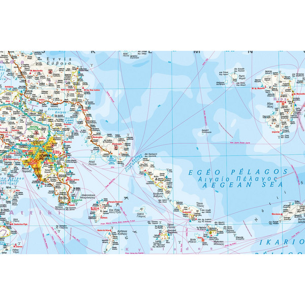 REISE KNOW-HOW LANDKARTE GRIECHENLAND / GREECE (1:650.000) - Straßenkarte Ansicht 2