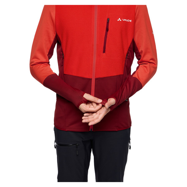 Vaude MONVISO HOODED GRID FLEECE JACKET Herren - Fleecejacke Ansicht 5