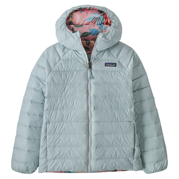 K'S REVERSIBLE DOWN SWEATER HOODY Kinder - Daunenjacke-VIRTUALLY BLUE