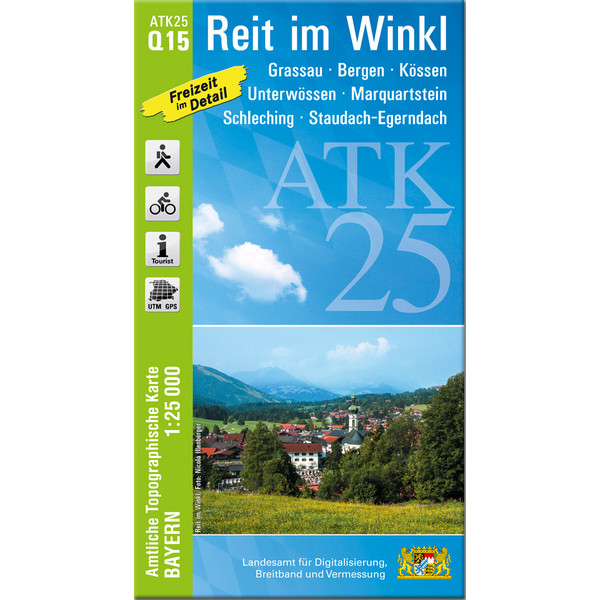 REIT IM WINKL 1:25 000 - Wanderkarte Ansicht 1