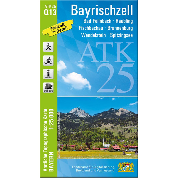 BAYRISCHZELL 1:25 000 - Wanderkarte Ansicht 1