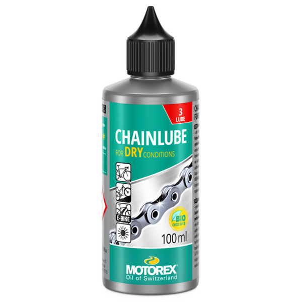 Motorex KETTENÖL CHAINLUBE DRY CONDITIONS TROPFFLASCHE 2023 - Fahrradzubehör Ansicht 1
