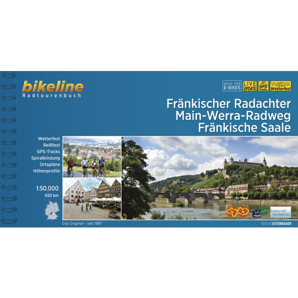 FRÄNKISCHER RADACHTER . MAIN-WERRA-RADWEG . FRÄNKISCHE SAALE - Radwanderführer Ansicht 1