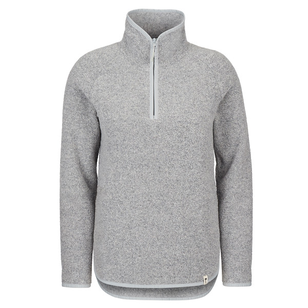 REILA KNITTED FLEECE HALFZIP Damen - Wollpullover