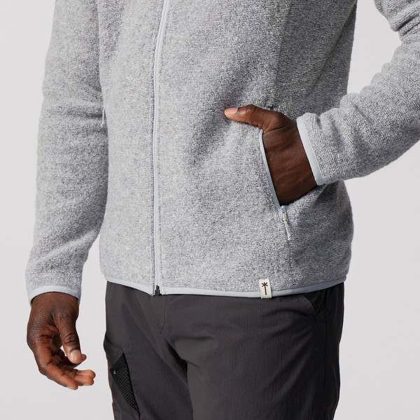 Frilufts REILA HOODED KNITTED FLEECE JACKET Herren - Wolljacke Ansicht 9