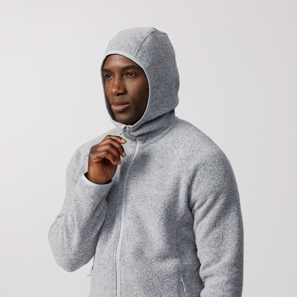 Frilufts REILA HOODED KNITTED FLEECE JACKET Herren - Wolljacke Ansicht 10