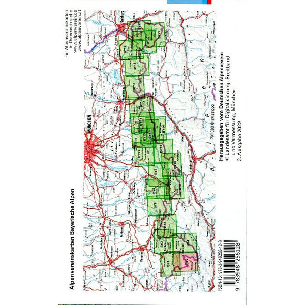 KLEINWALSERTAL, HOHER IFEN, WIDDERSTEIN 1:25 000 Ansicht 2