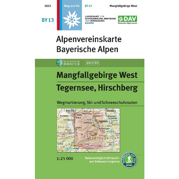 WEST, TEGERNSEE, HIRSCHBERG 1:25.000